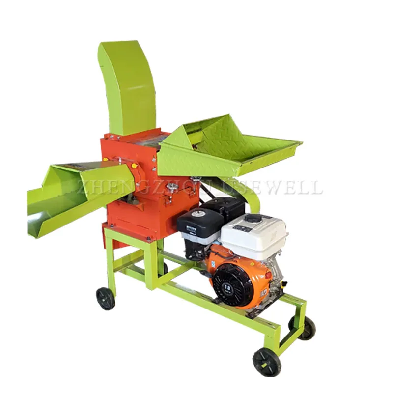 Silage Maize Grinder Chaff Cutter Machine Manual Small Chaff Cutter With Diesel Engine Electric