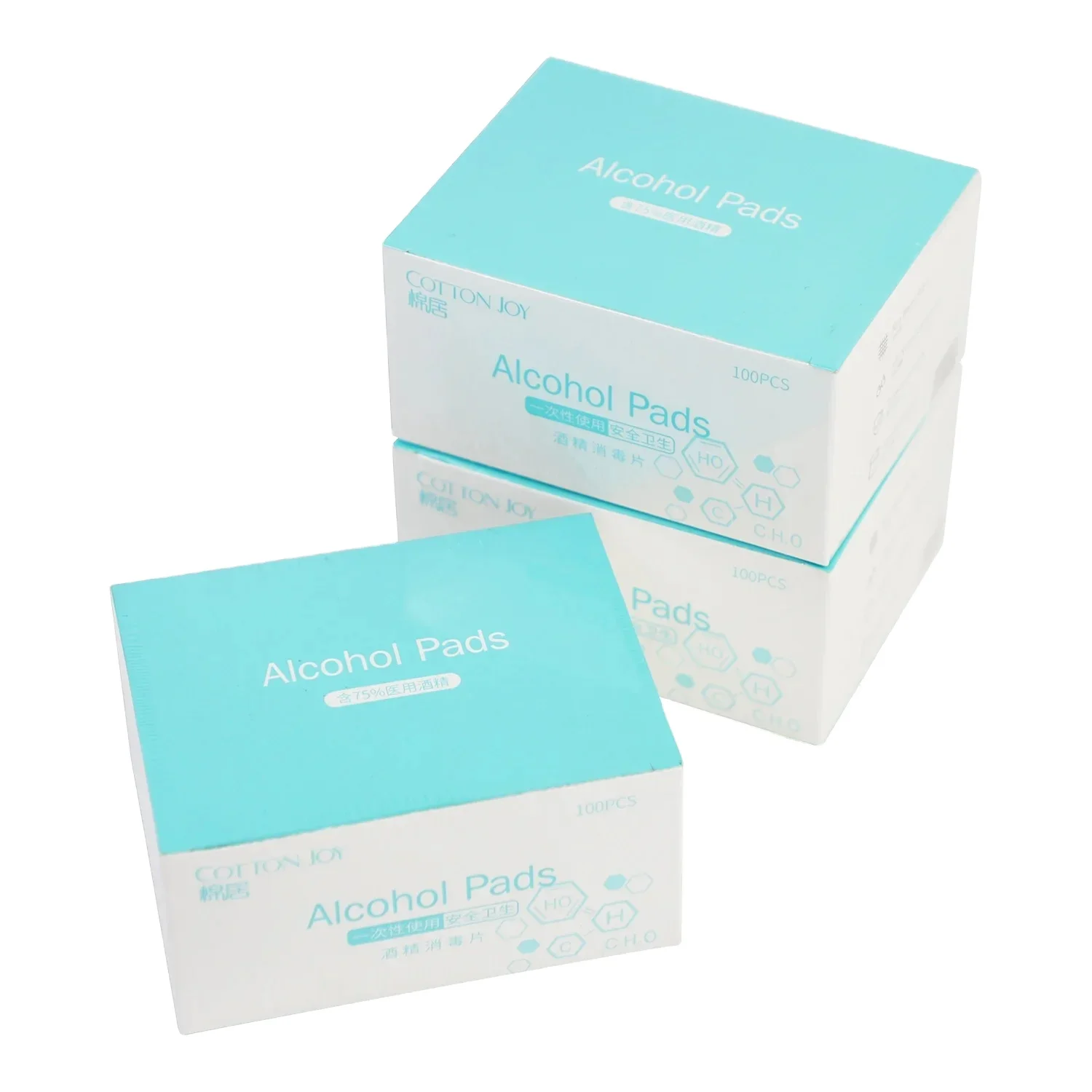 100Pcs 75% Alcohol Sensitive Disinfecting Isopropyl Alcohol Wipes Custom Wipe For Medical