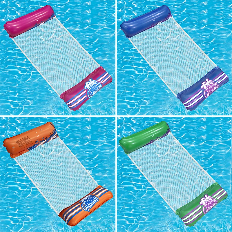 Inflatable Pool Float Hammock Water Hammock Lounges Multi-Purpose Swimming Pool Lounge Chair