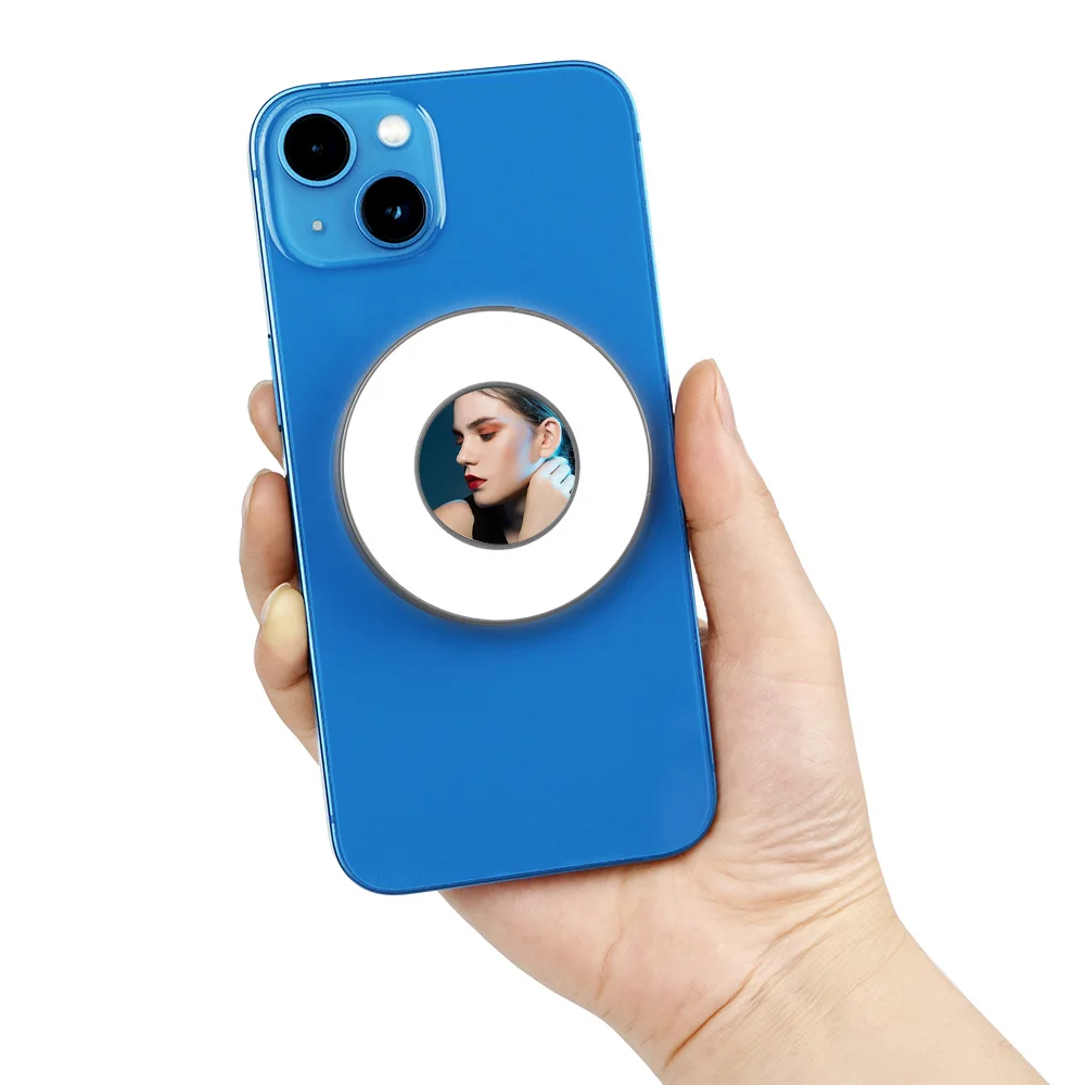 2022 Vloglite design mini mirror phone light selfie ring light with phone holder for photography Amazon TikTok Youtube