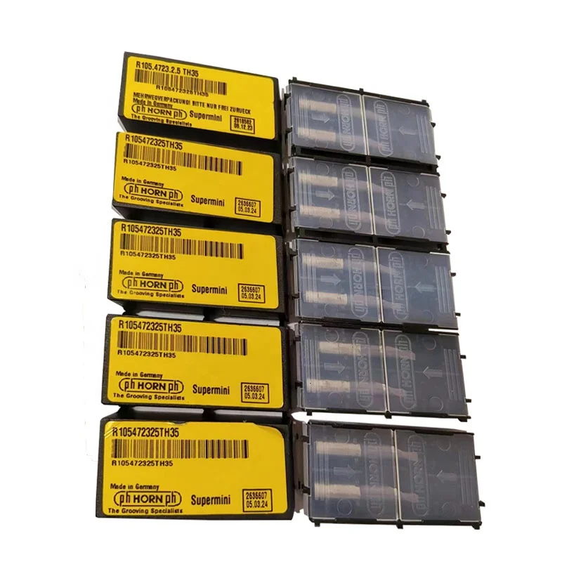 Cnc Solid Carbide Turning  Lathe Tool Double ended parting and grooving insert HORNS R105.4723.2.5 TH35