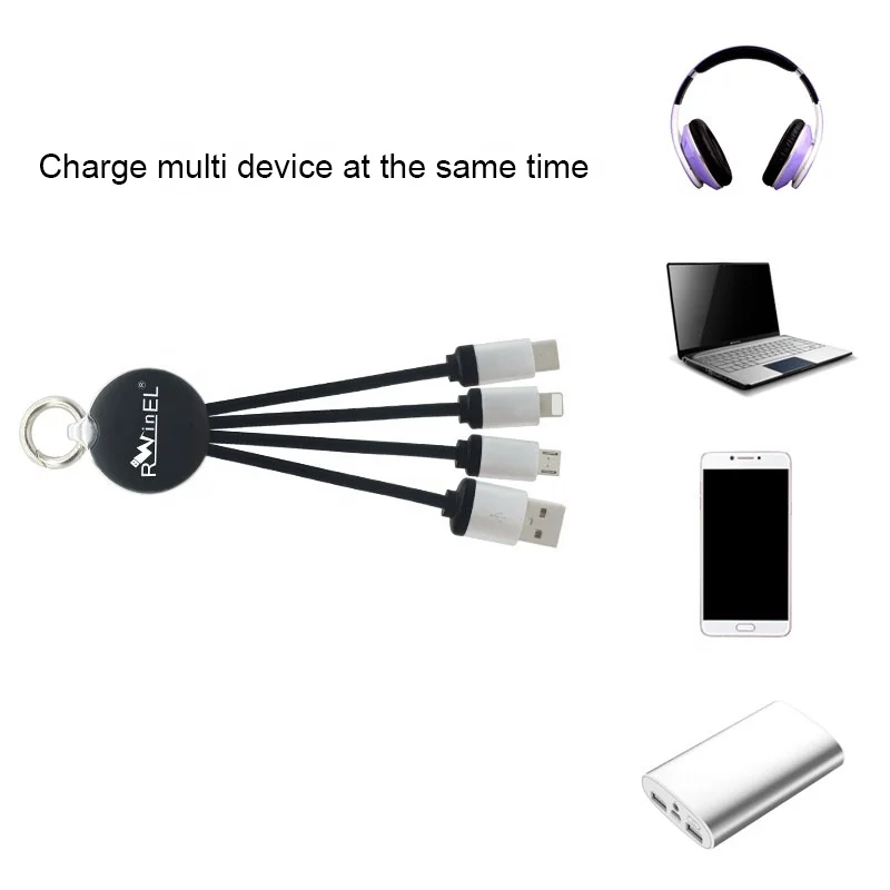 
Direct Quality 4 Inch 1 Usb Data Cable With Custom Led Backlight Logo 