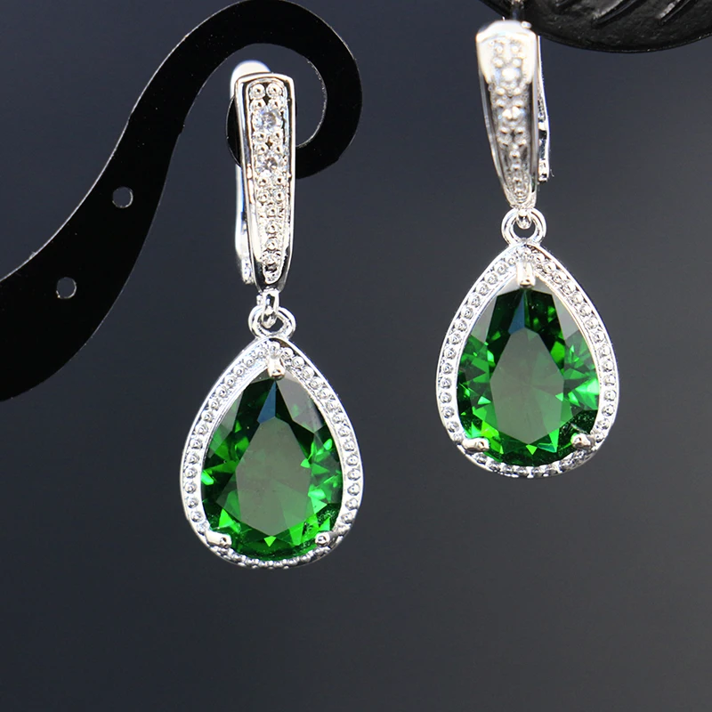 Classic American Diamond Necklaces Set Luxury Gold Jewelry Necklace Women Bridal Jewelry Set