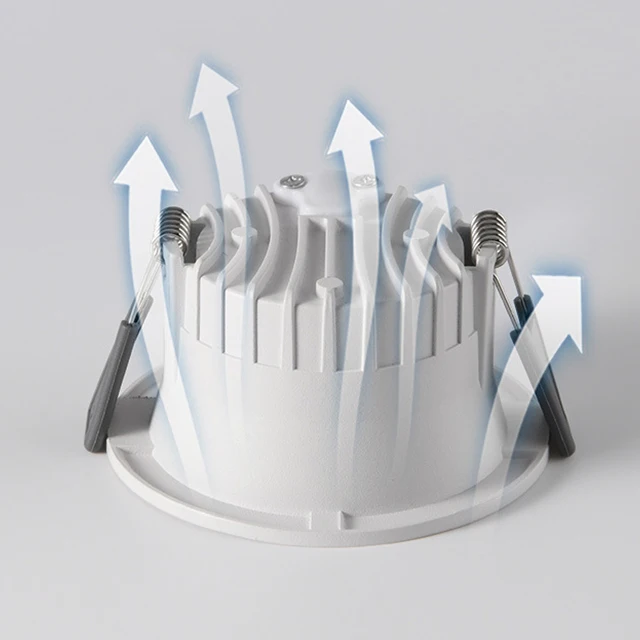 Good Quality 7W 10W 12W 15W 20W 30W zhongshan commercial down light,signcomplex emergency down light,rgbw down light 12v