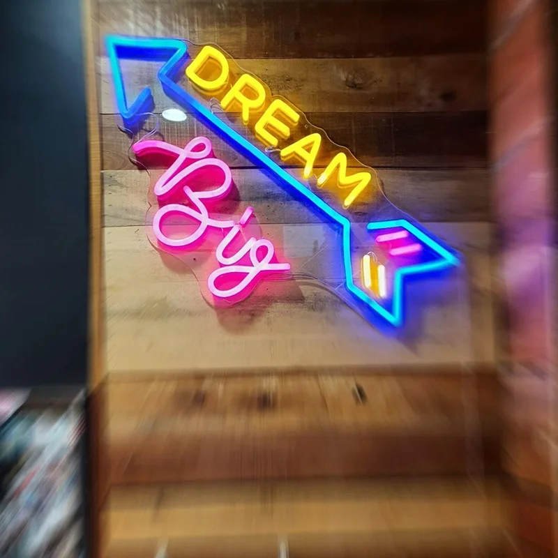 Advertising Sign Wall-mounted Acrylic LED Neon Light Hot Selling Home Furnishing Store Front Business Wedding Decoration 12 20