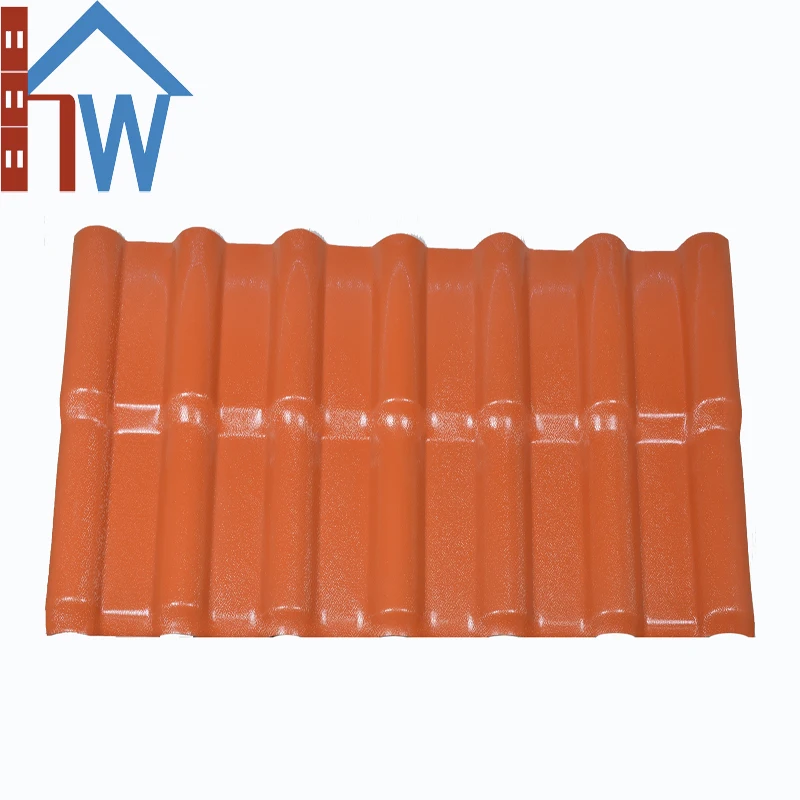 Spanish Synthetic Resin roof sheet shingles ASA roofing materials factory direct sale double roman plastic upvc tiles