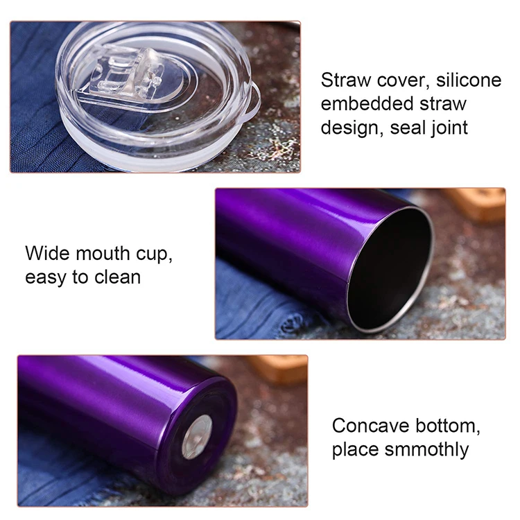 
Wholesale 24oz Double Wall Vacuum Insulated Travel Mugs Stainless Steel Tumbler Wine cups 20 oz stainless steel tumbler 