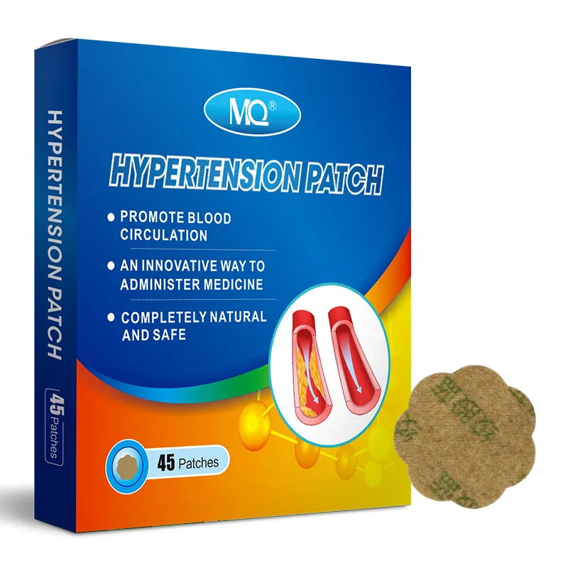 Top quality herbal pressure vessel hypertension patch blood pressure