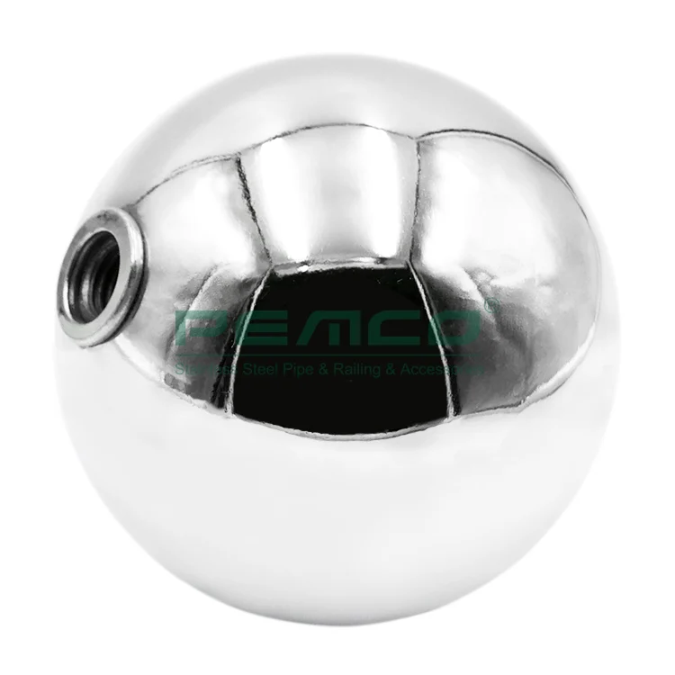 Custom factory Stainless steel 304/316 handrail  joint handrail Hollow Ball