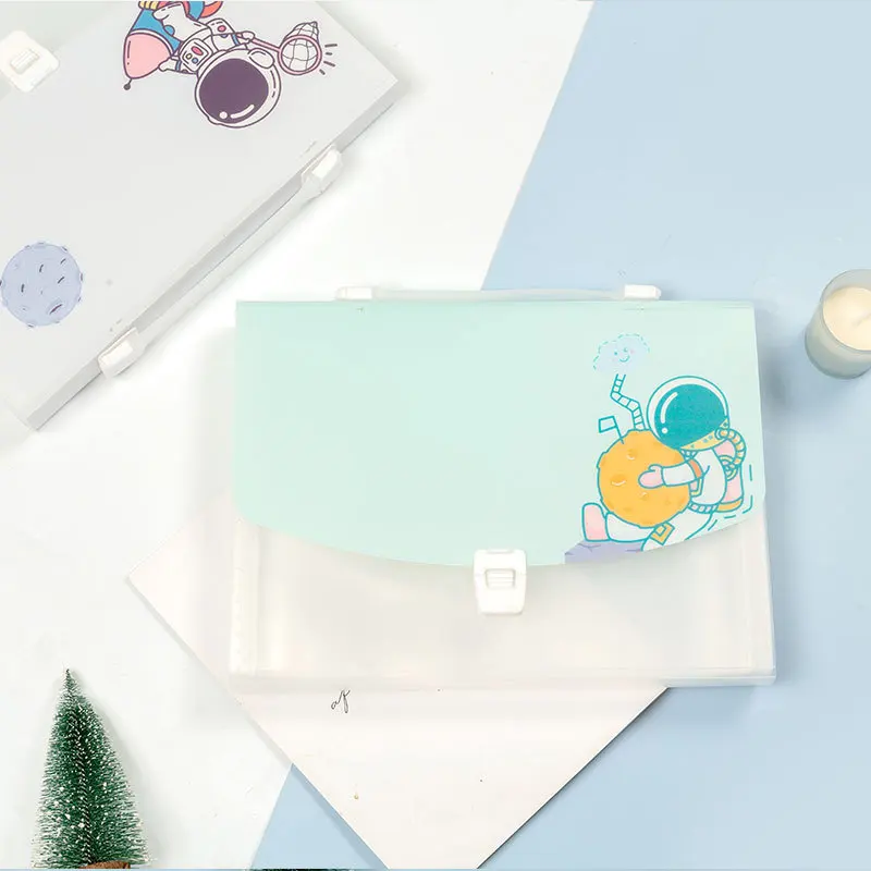 30cm waterproof  A4 storage bag documents pouch PP  information pack  expanding file organ bag Multilayer package