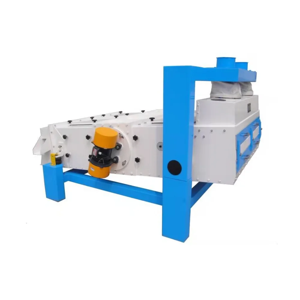Seeds Cleaning Machine Vibrating Screen Mesh Grading Sesame Seeds Cleaning Grain Processing Machinery