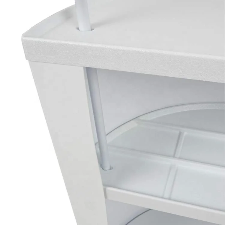 Semicircle Portable Promotional Table Foldable Booth Kiosk Trade Show Display Banner Stand