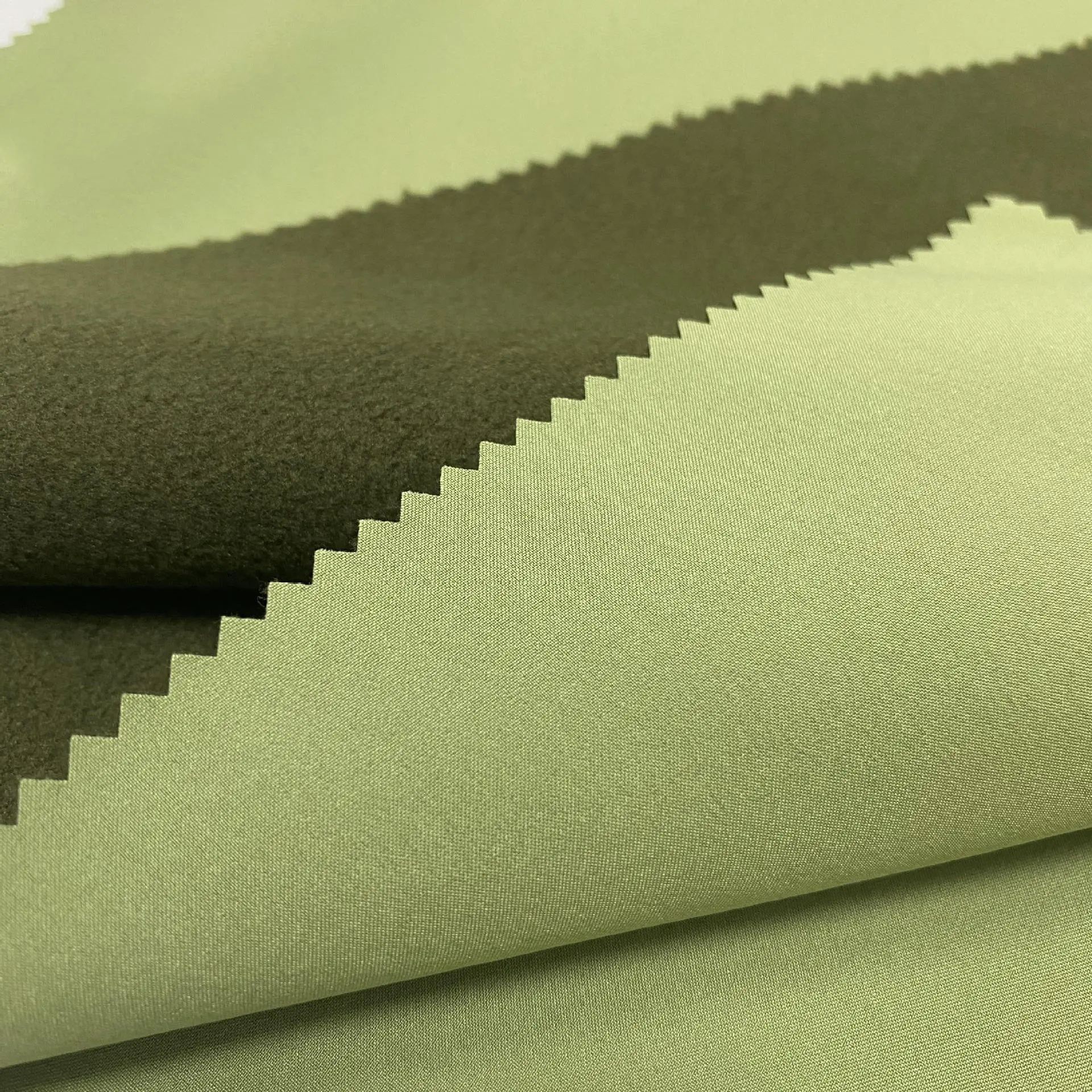 100D Ns Spandex 4-Way Stretch Bonding Polar Fleece With Tpu 3 Layer Waterproof Softshell For Jacket Mountaineering Fabric