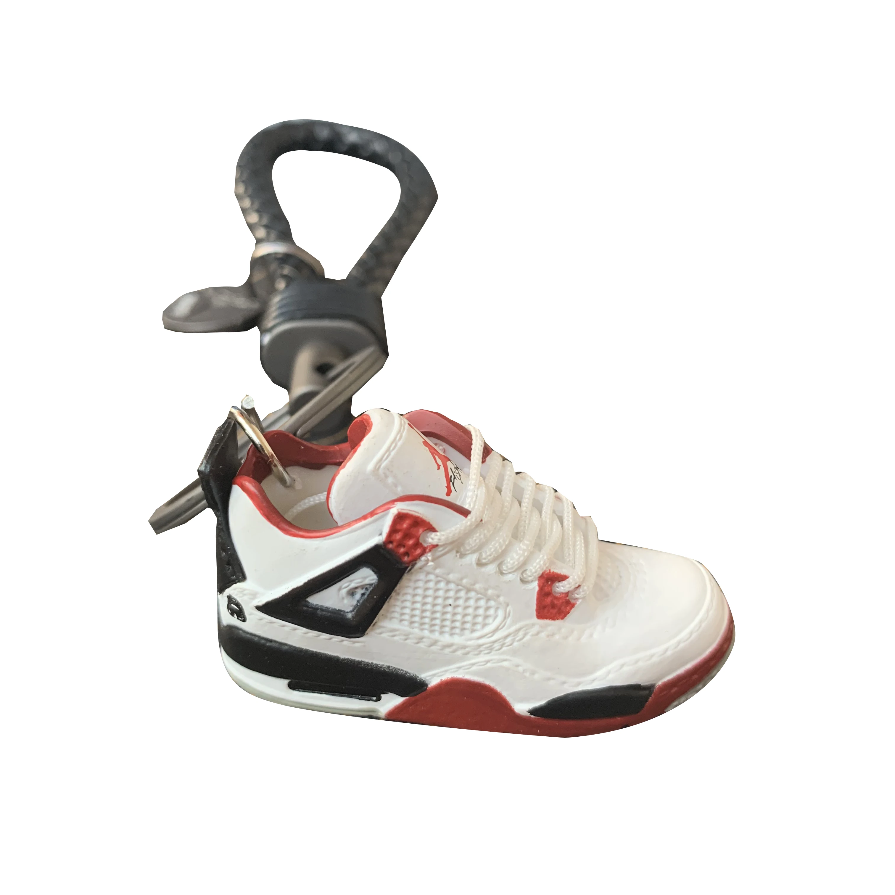 
 3d air jordan 4 брелока в стиле ретро с коробкой  