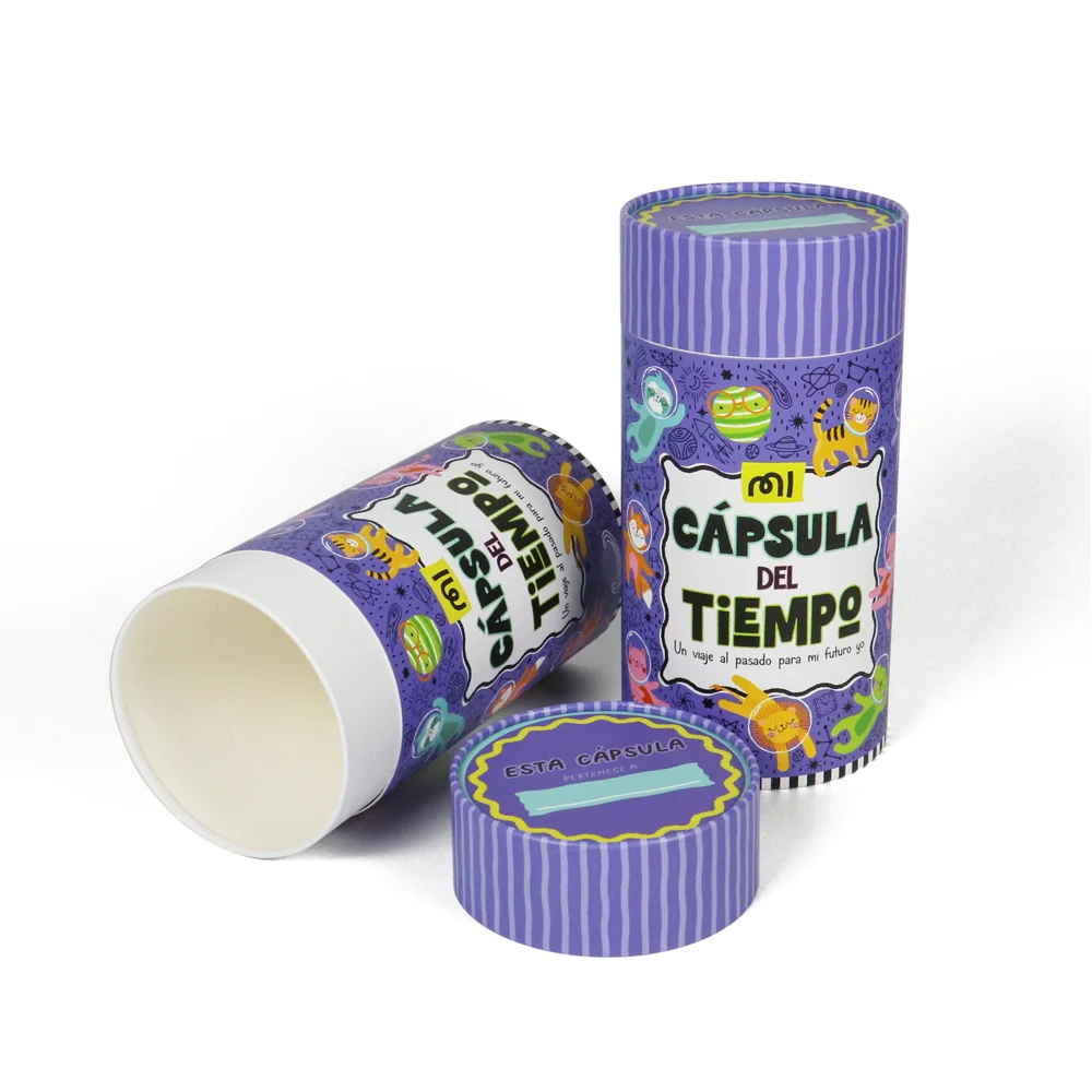 Biodegradable Eco Friendly Shampoo Conditioner Tube Packaging Box Cosmetic Skincare Perfume Cylinder Cardboard Box Paper Tube