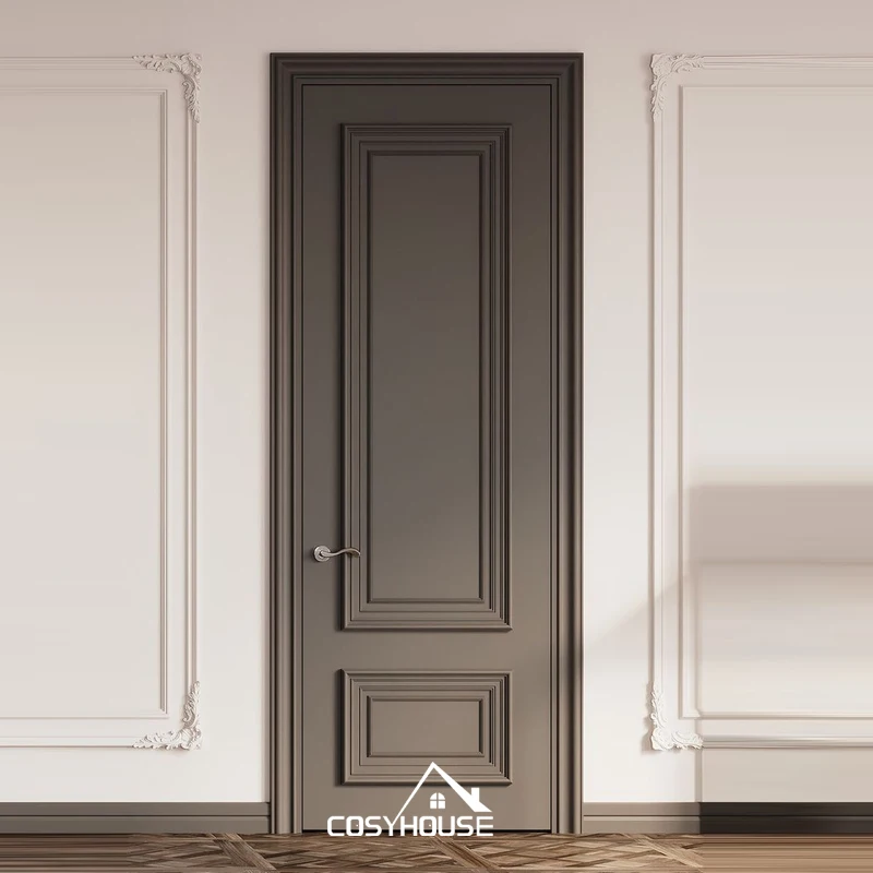 Malaysian standard wooden flush doors laminated interior doors for bedroom soundproof waterproof plywood door