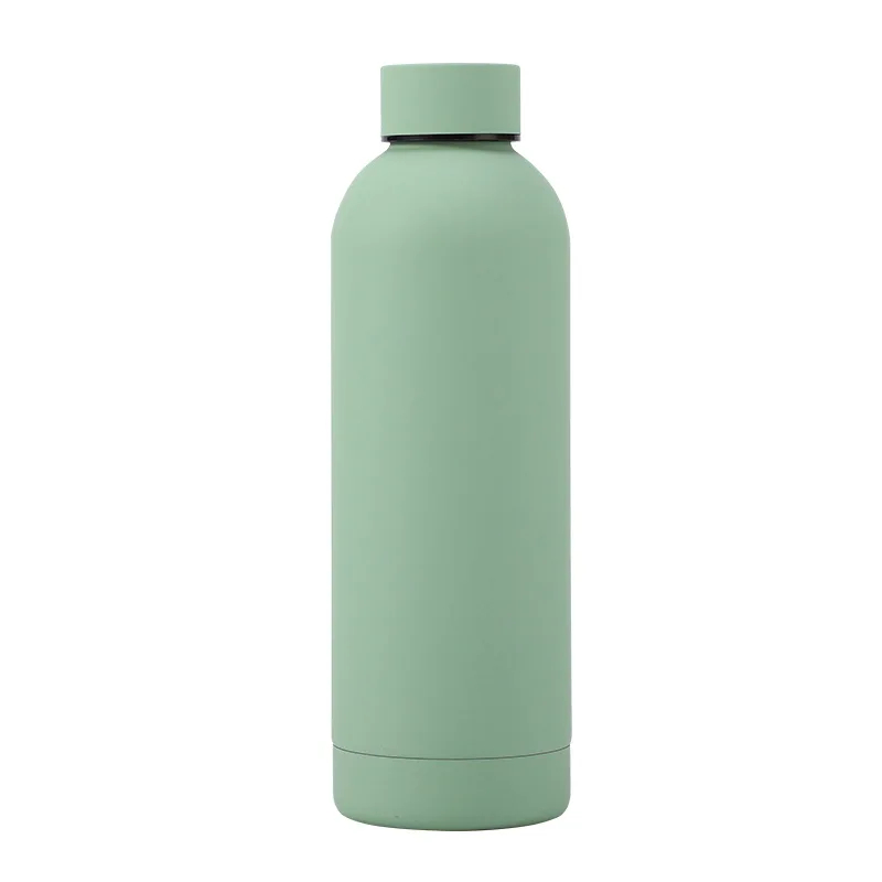 Custom Logo1000ml Sports Thermos Stainless Steel Double Wall Vaccum Thermal Flask Rubber Paint Matte Soft Touch Gym Water Bottle