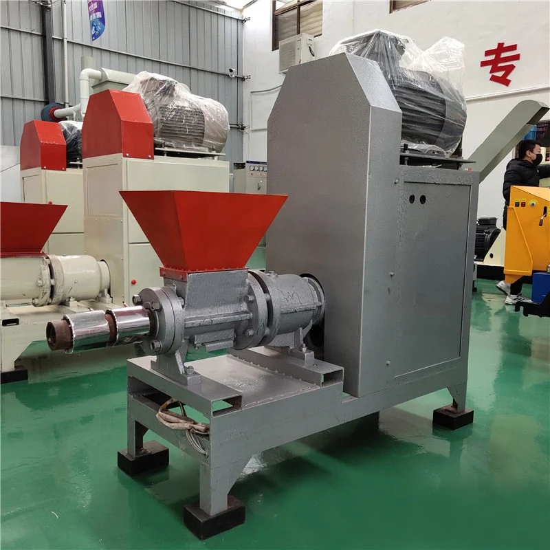 Artificial waste coconut shell paper sawdust wood stick charcoal briquette making machine