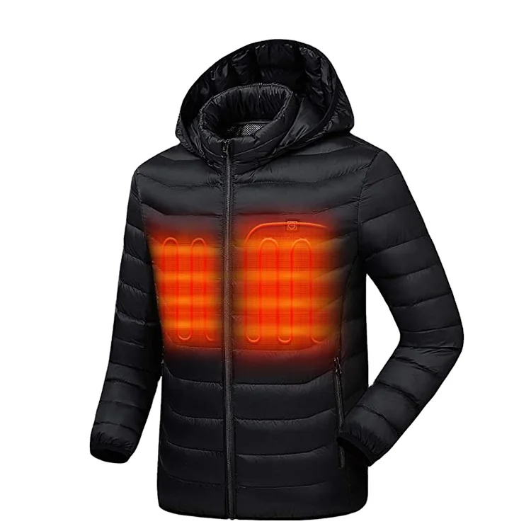 
2020 Unisex Detachable Heated Coat Women And Men 5V Battery Heat Jacket 