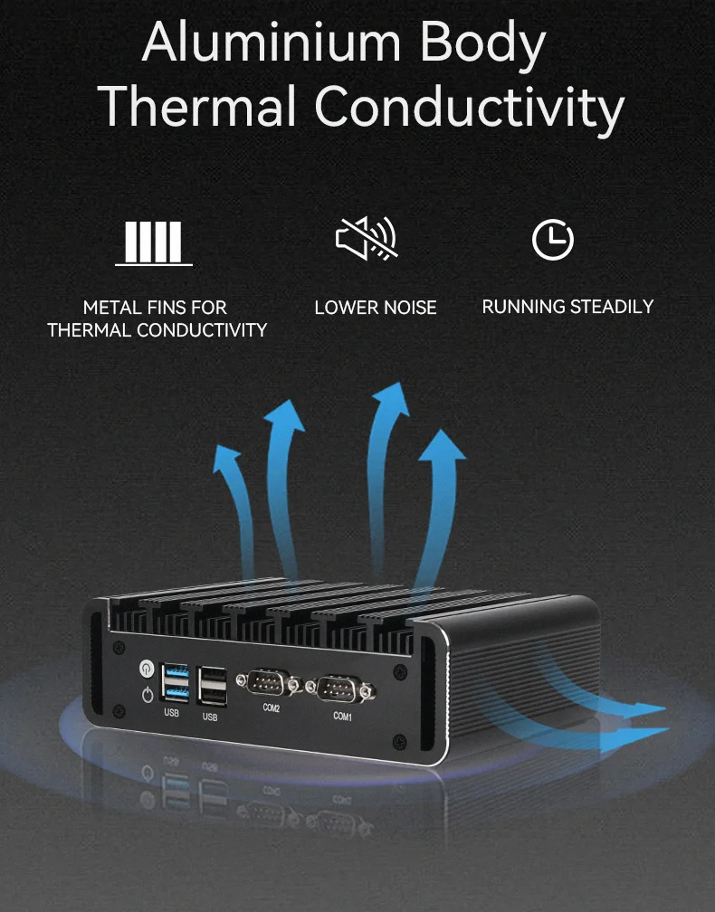 Mini PC Intel i5 4200U Processor 2*USB 3.0 4*USB 2.0 1*RJ45 VGA HD-MI Dual Display mini pc for home office