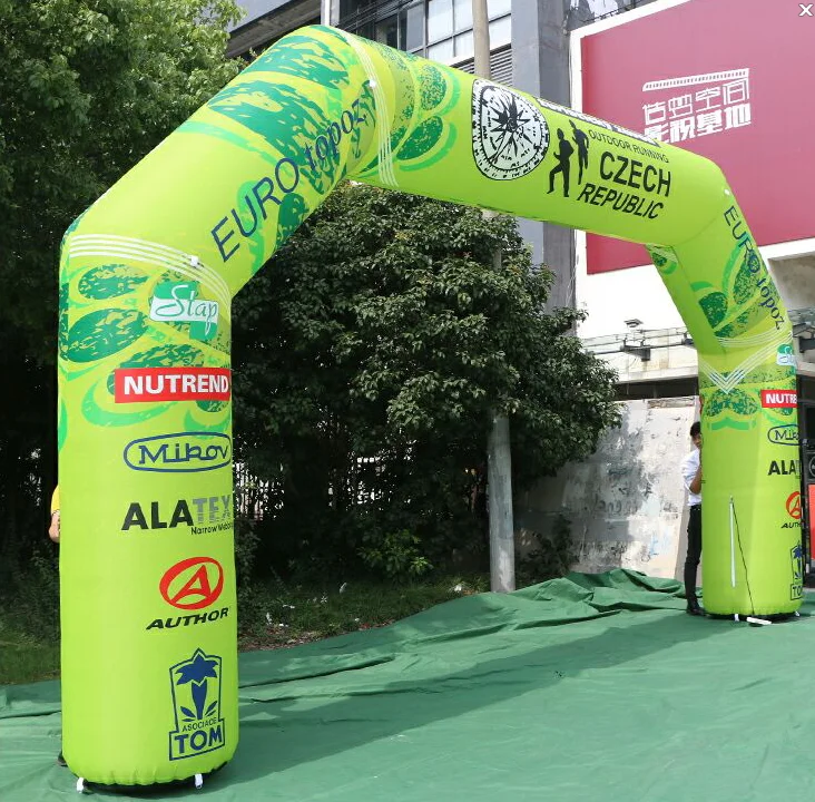 Outdoor use high quality customized design colorful inflatable arch
