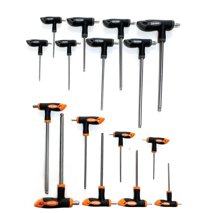 Qixin Profesional Hand Tools Wrench Set 16pcs Double Heads T-shaped Ball Point Hex Key Spanner Allen