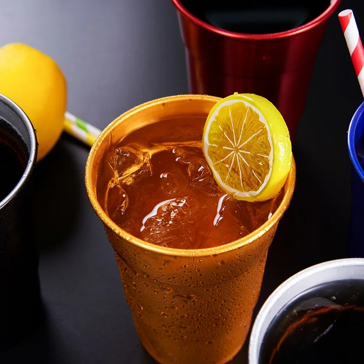 Прямая продажа от производителя экологически чистые новые металлические кружки для колы 500 мл алюминиевая сублимационная кружка напитков белая чашка воды