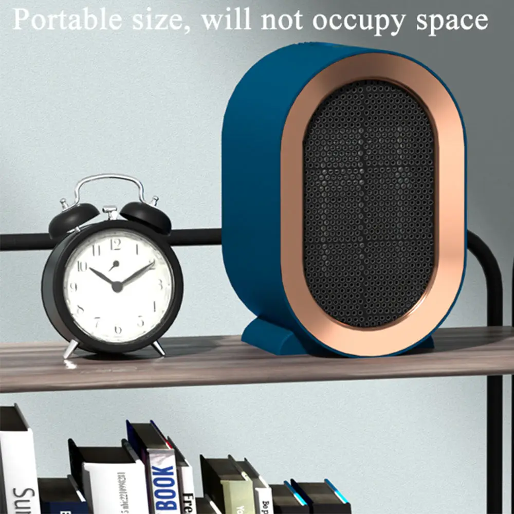 New Household Bathroom Quiet Overheat Protecting Air Compact mini Infrared Ceramic PTC Electrical Fan Heater with 3 modes