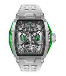 Hot selling custom made 100pcs 316L stainless steel watch automatic mechanical men watch movt 5ATM luxury brand unique design