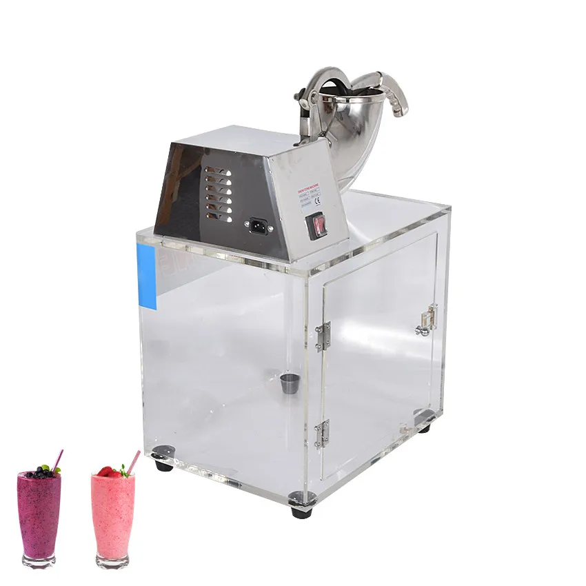 220v Snow Ice Shaver Machine Electric Commercial Stainless Steel Slushie Machine