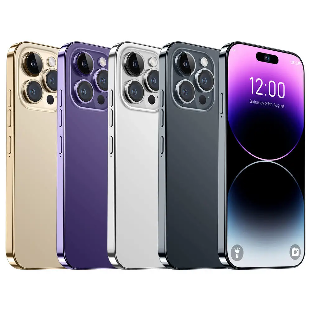 Высокое качество 15 Pro Max 6,7 дюймов 2 16 ГБ большой экран низкая цена Внешняя торговля интегрированный смартфон
