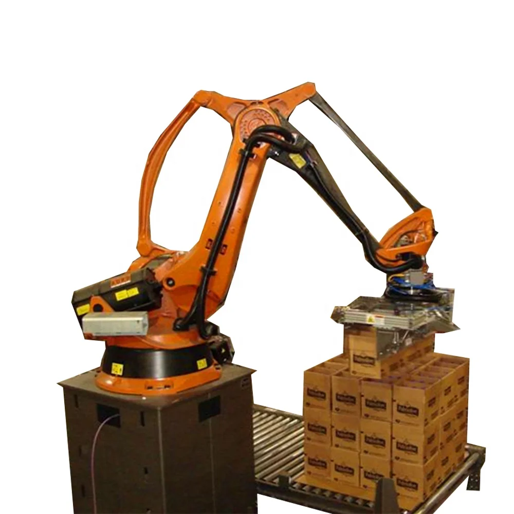Automatic Line Palletizer Bag Line Machine Robot Stacker Robot Palletizing Machine