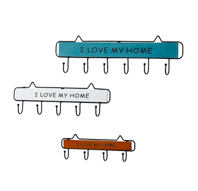 wooden sweet home mail and key holder for wall wall hook hanger