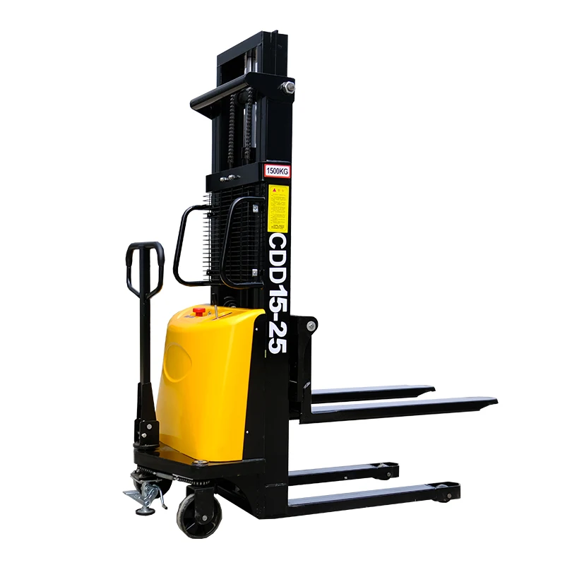 WELIFTRICH 1.2ton 1.5ton 2200lbs 3300lbs 48V battery full electric pallet stacker 3000mm