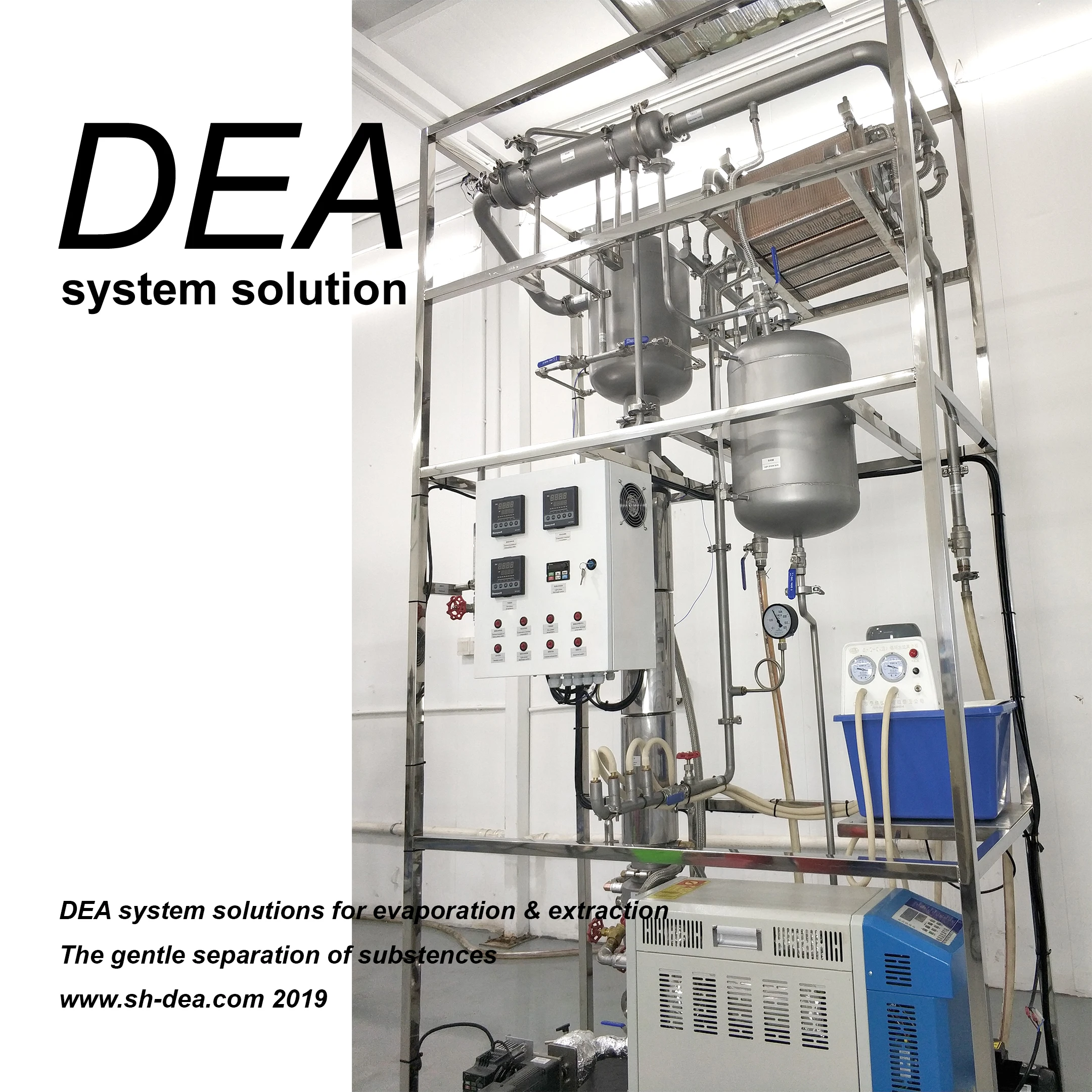 DEA-FM-40   Falling Film Evaporator for Ethanol Recovery heat exchanger