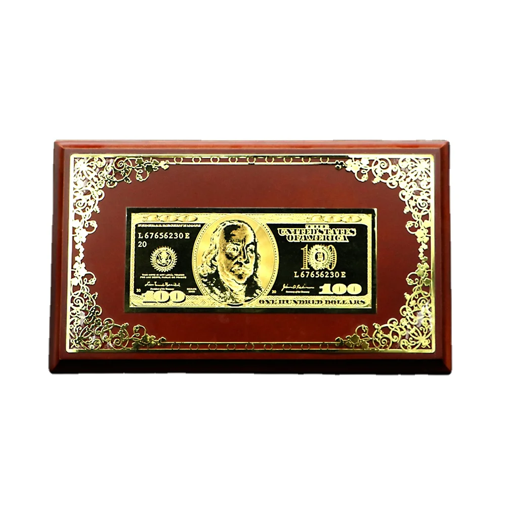 Metal handicraft metal currency collectible dollar bills, decorative souvenir dollars