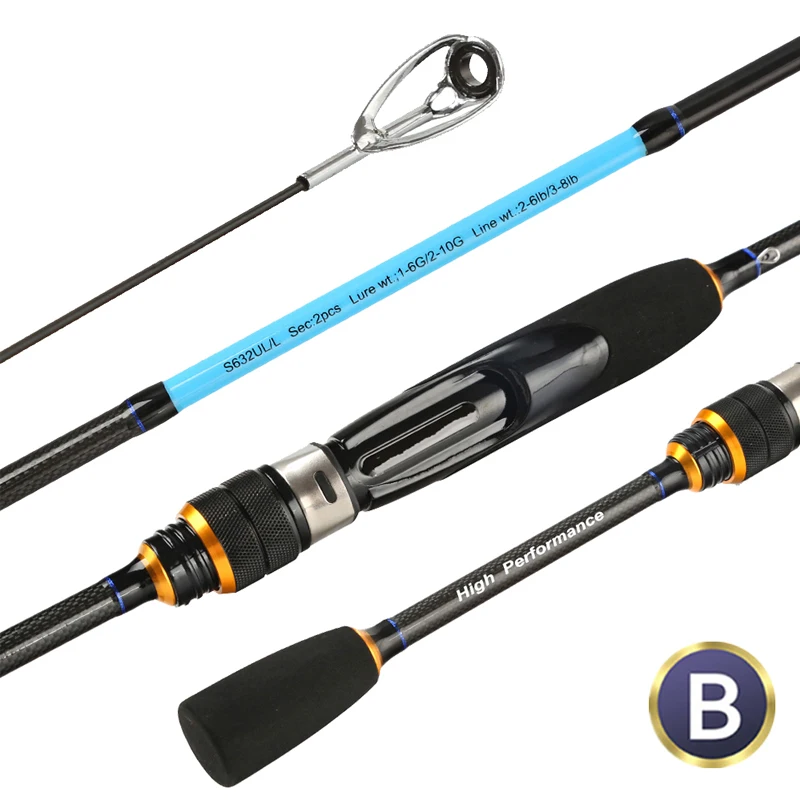 Wholesale China OEM VIVID Ultralight Spinning Fishing Rod for Light Jigging Fishing Rod Perch Spin Olta fishing pole