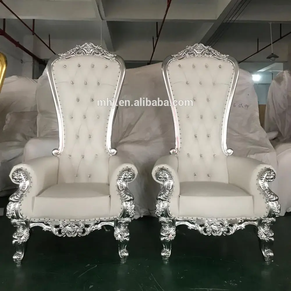 royal king and queen throne chair luxury wooden throne chairs for wedding