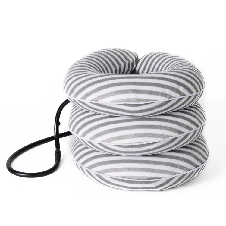 Health Care Unisex Fixation Inflatable & Adjustable Neck Traction Cervical Collar for Neck Pain