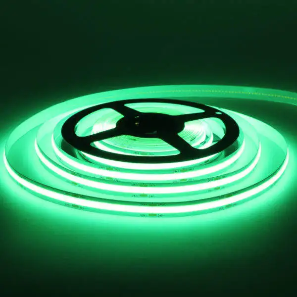 24v 12v 3000k rgbw red color green blue dot free flip chip cob led strip lights