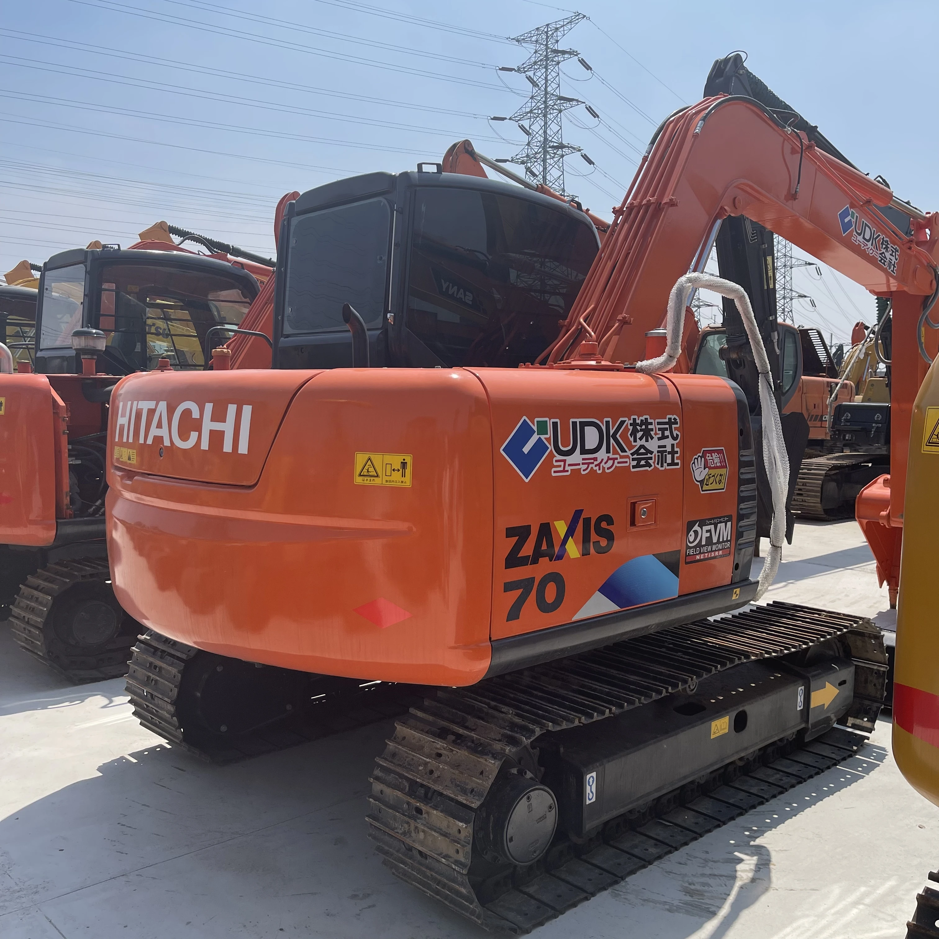 Хит продаж гусеничный экскаватор Hitachi zx70 строительное оборудование 7 тонн экскаваторы Zaxis 70 в наличии