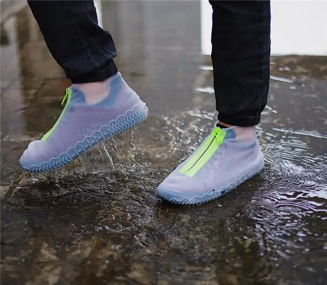 Wholesale Outdoor Rain Boot Overshoe Reusable Silicone Waterproof Shoe Cover