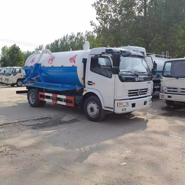DFAC special vacuum pump 3000 liters sewage sucking truck