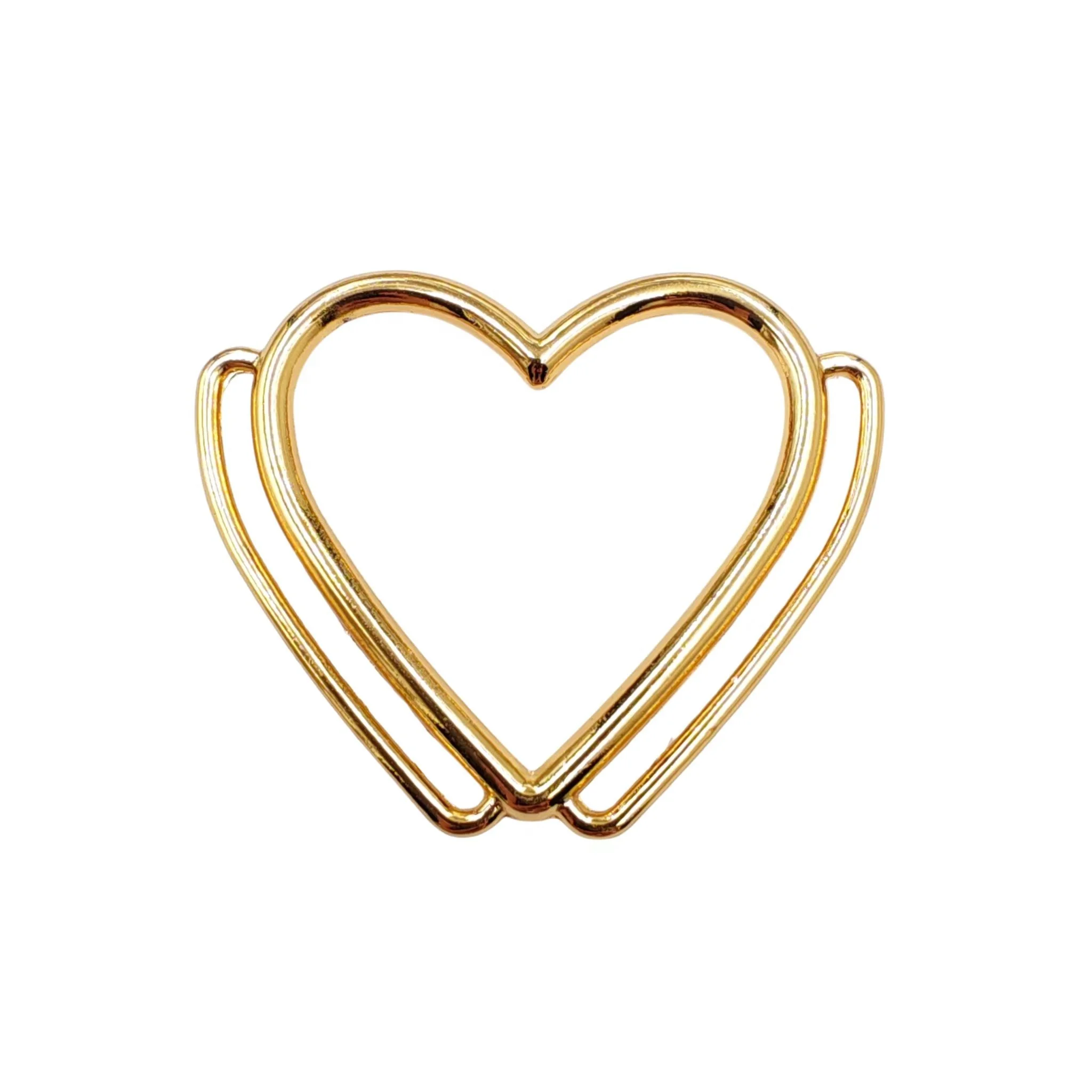 SHANGJIN Fashion Swimwear accessories bikini accessories heart shaped buckle bikini connector swimwear hardware