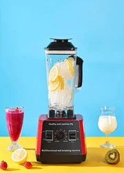 Custom Smoothie Made Food Mixer And Processor Heavy Duty Machine Kitchen Domestic Durable Motor Home Blender