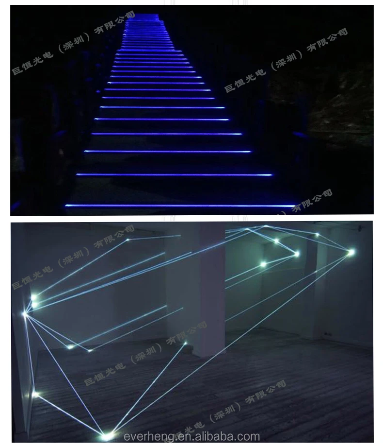 10mm13mm RGB led side glow optical fiber light for underwater swimming pool lights decoration