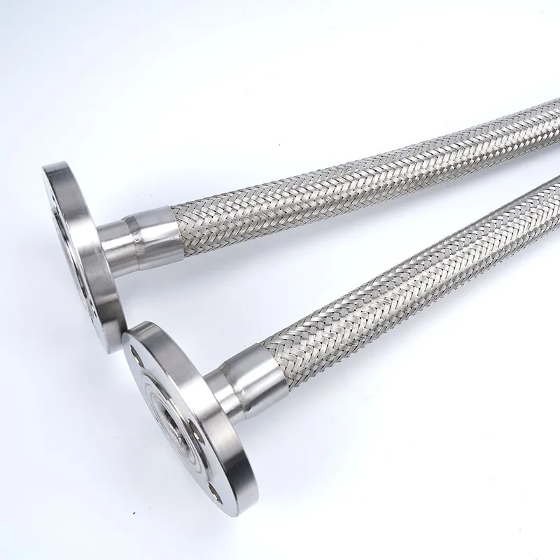 Industrial Custom Pipe Fitting Flange Connection Stainless Steel Large Flexible Braided Expansion Joint High Pressure Metal Hose