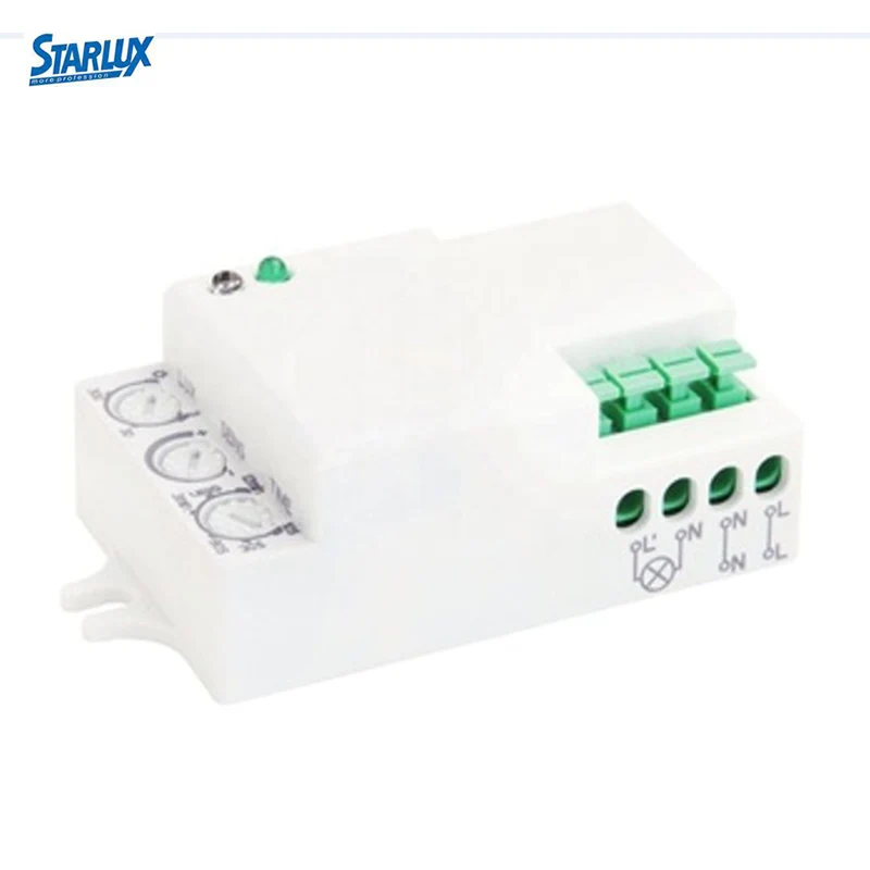 Новые изобретения для помещений mini Small Plastic ST701H микроволновый радар Датчик движения переключатель света потолочный