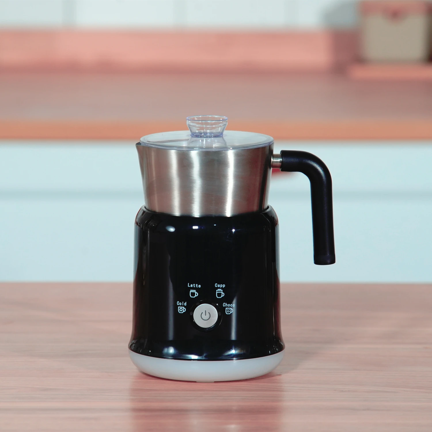 home appliances Electric Milk Frother with Stainless Steel container Whisk Beater Foam Maker For Coffee Durable Drink Mixer