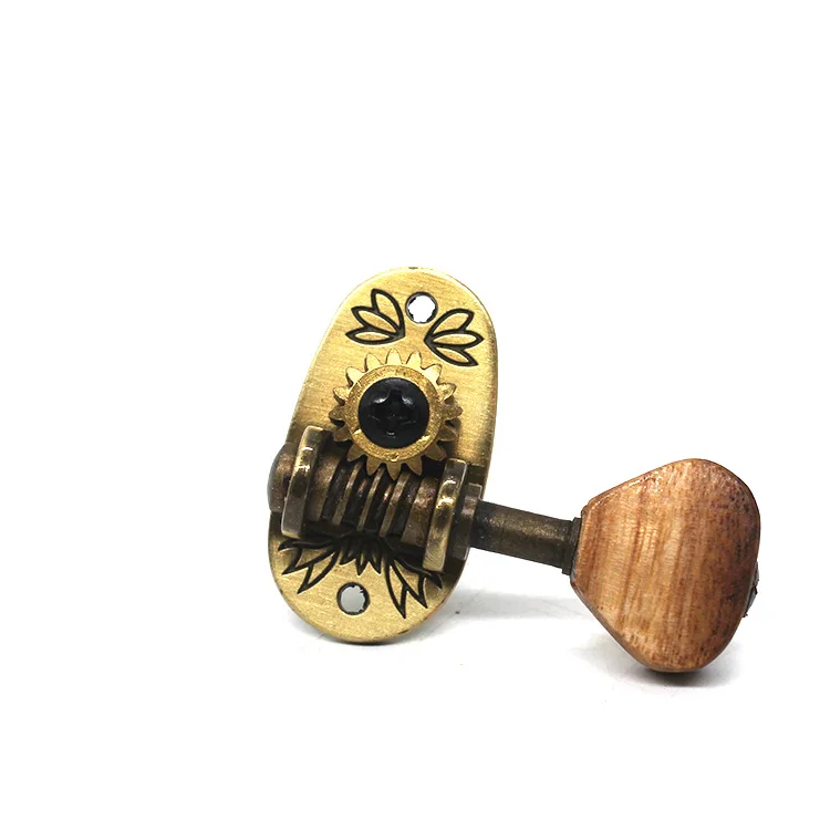 Simple Small Acoustic Guitar Ukulele Tuning Pegs Heavy Metal Automatic Tuning Pegs Guitar Parts